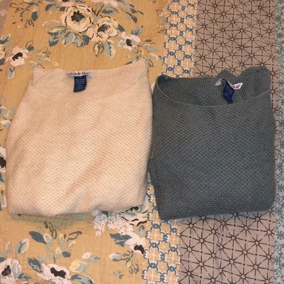 Cascade Blue Sweaters - Bundle of Cascade blue Sweaters